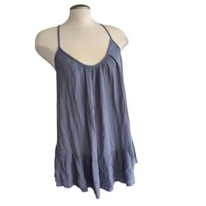 Urban Outfitters Out From Under Periwinkle Blue Tank Size Medium Distressed